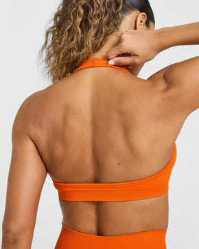 Effortless Seamless Halter Neck Sports Bra