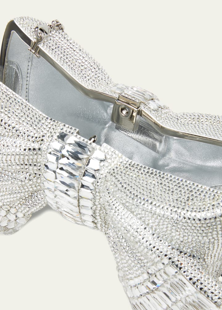 Bow Deco Crystal Minaudiere