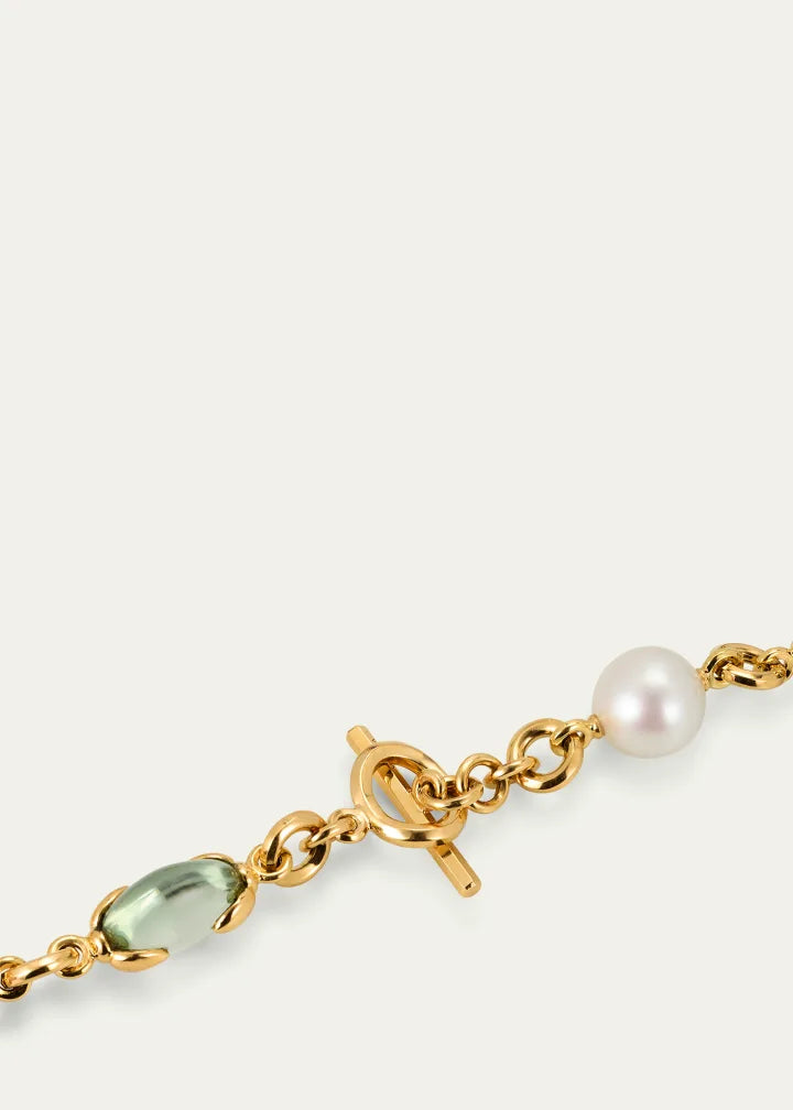 Universum Pave Medallion Necklace with White Diamonds