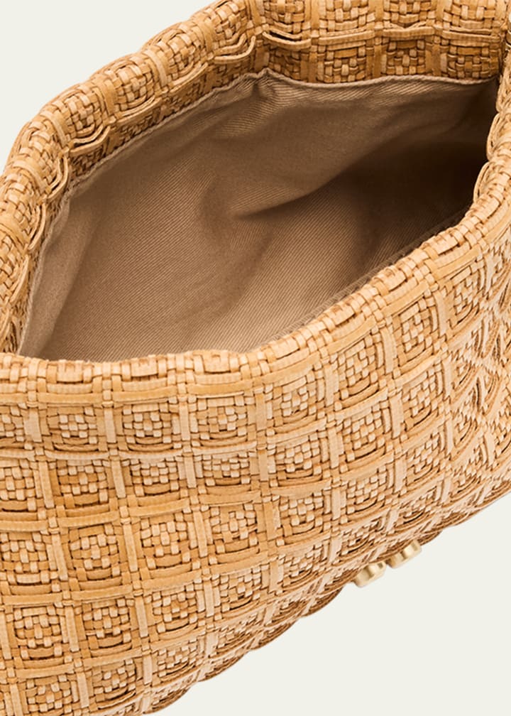 Lillia Mini Woven Clutch Bag