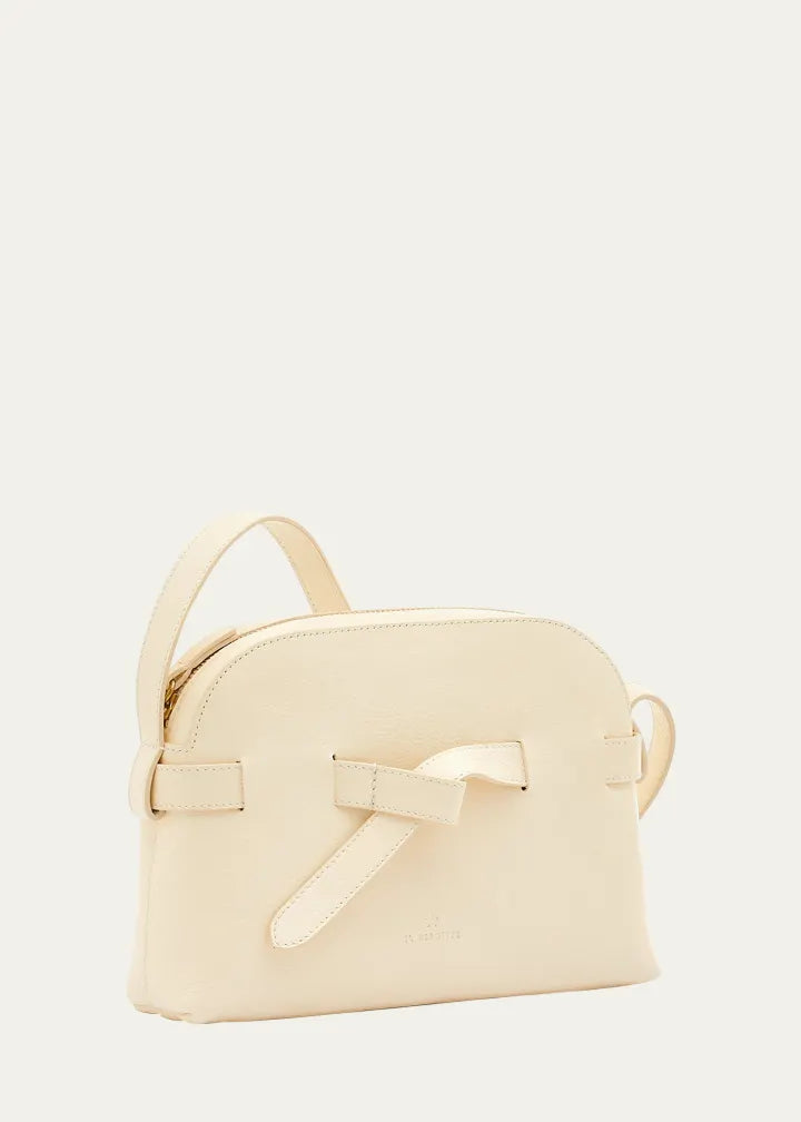 Elisa Zip Leather Crossbody Bag