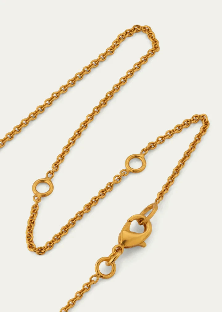 Rectangular Crystal Pendant Necklace