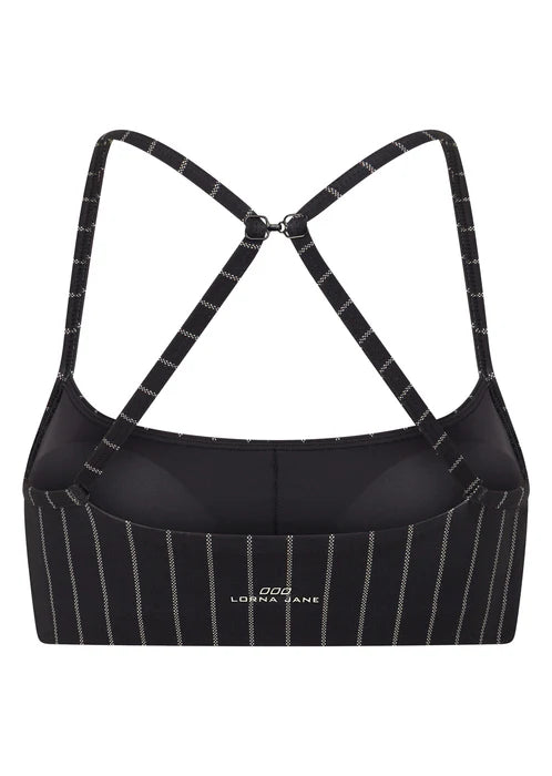 Pinstripe Sports Bra