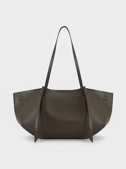 Calla Tote Bag - Dark Moss