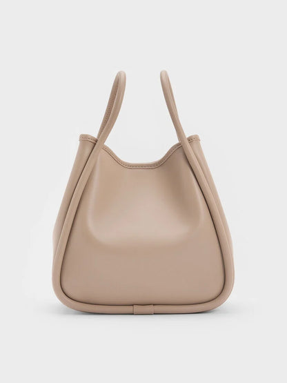 Mini Lyla Tubular Tote Bag - Taupe
