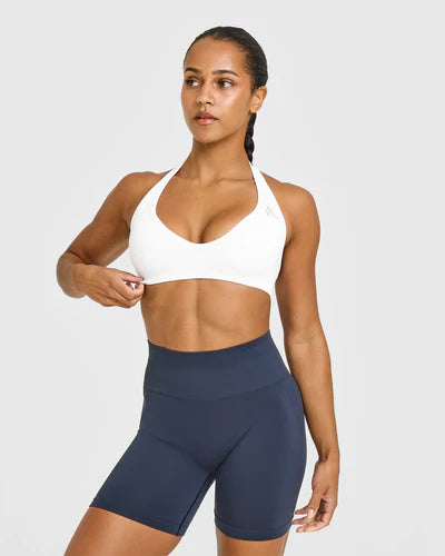 Effortless Seamless Halter Neck Sports Bra