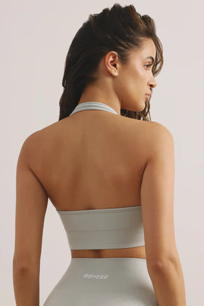 Define Luxe Halterneck Sports Bra