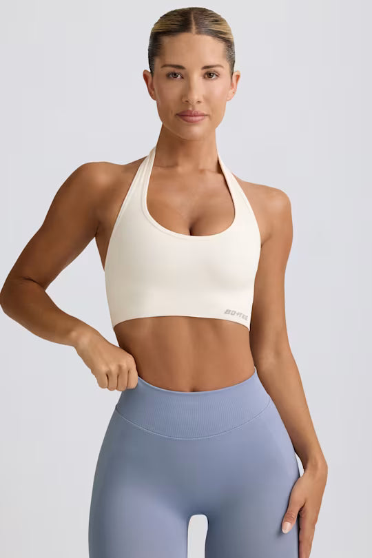 Define Luxe Halterneck Sports Bra