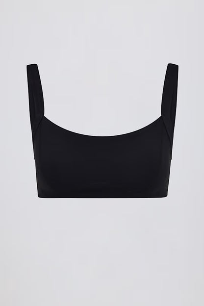 Soft Active Contrast-Trim Sports Bra
