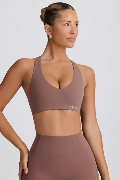 Soft Active V-Neck Sports Bra