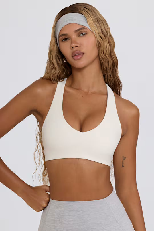 Soft Active V-Neck Sports Bra