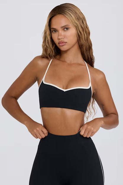 Soft Active Sweetheart-Neck Sports Bra