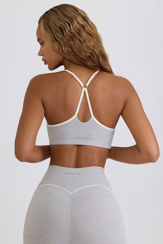Soft Active Sweetheart-Neck Sports Bra
