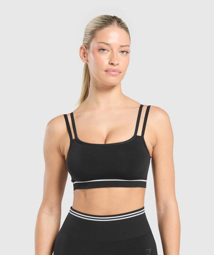 Contrast Seamless Sports Bra