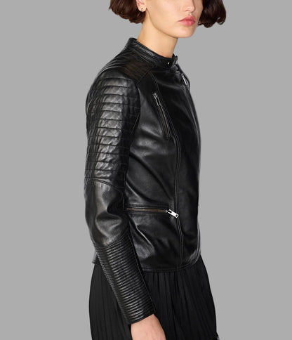 Hadley Quilted Leather Jacket