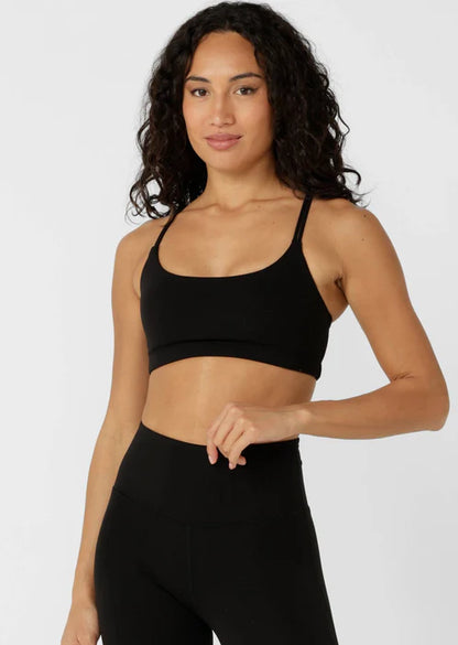 Lotus Cropped Sports Bra