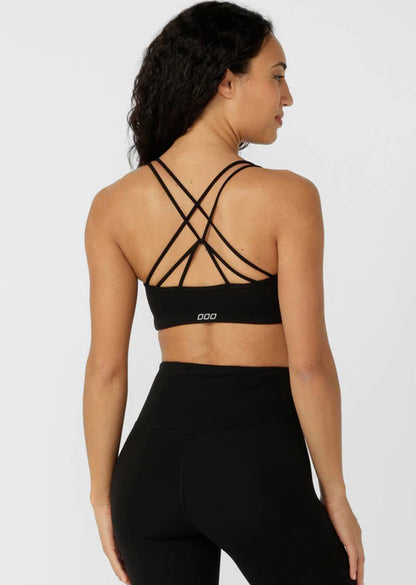 Lotus Cropped Sports Bra