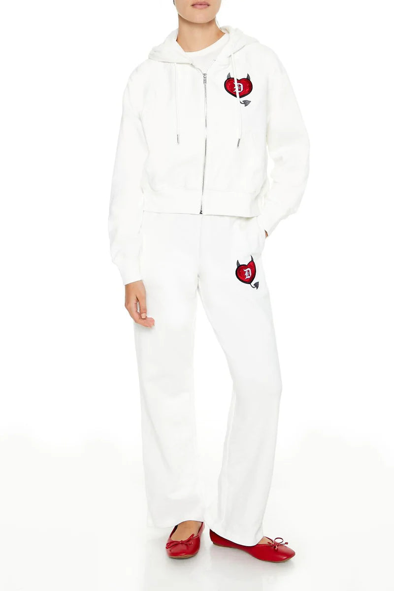 Stealin Hearts Patch Zip-Up Hoodie