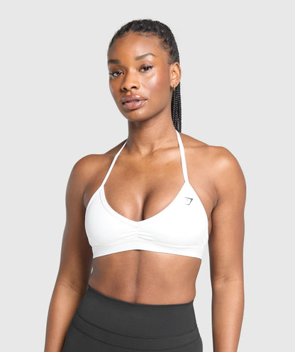 Minimal Halterneck Sports Bra