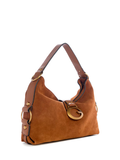 Camden Suede Shoulder Bag
