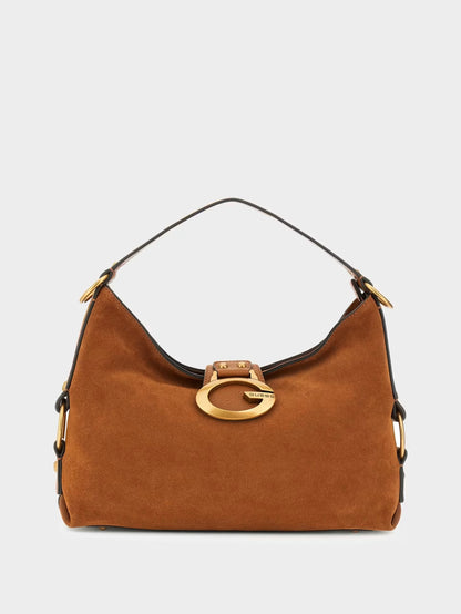 Camden Suede Shoulder Bag