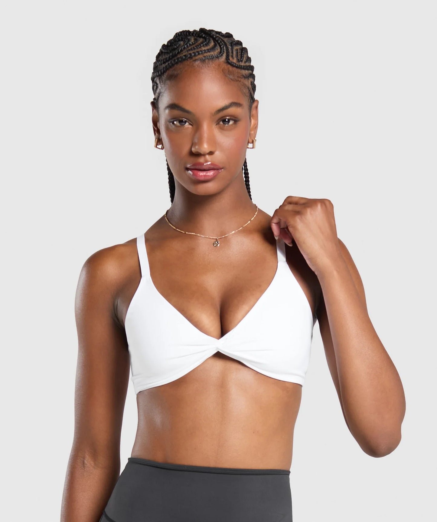 Twist Front Bralette Sport Bra