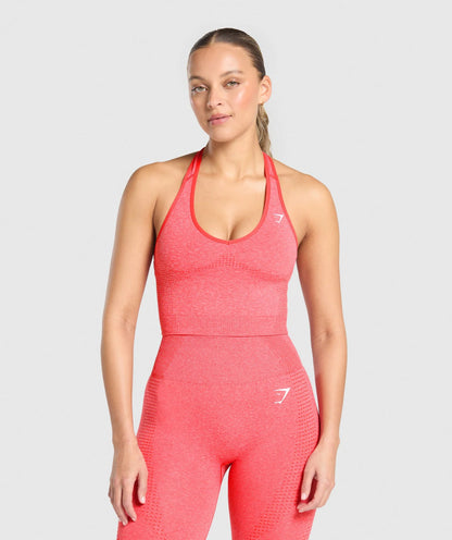 Vital Halter Neck Tank With Shelf
