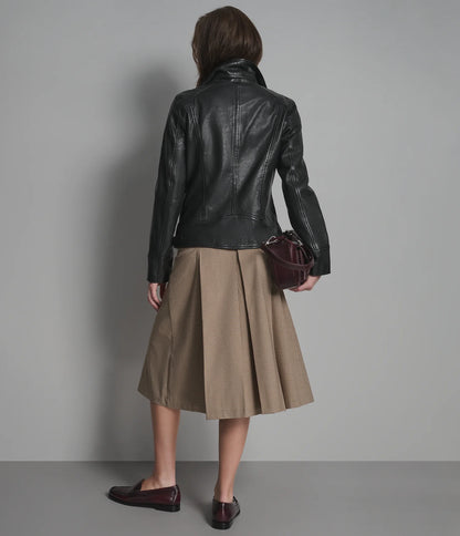 Marissa Asymmetric Moto Jacket