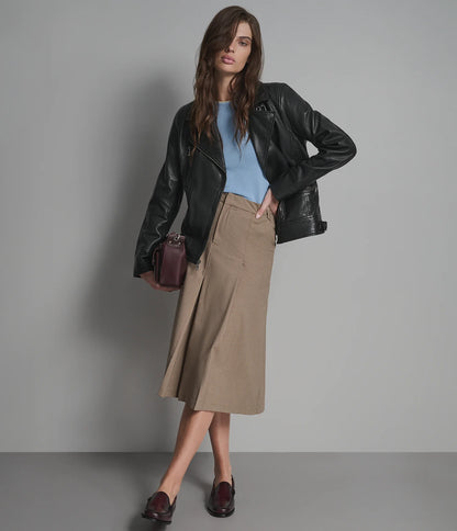Marissa Asymmetric Moto Jacket