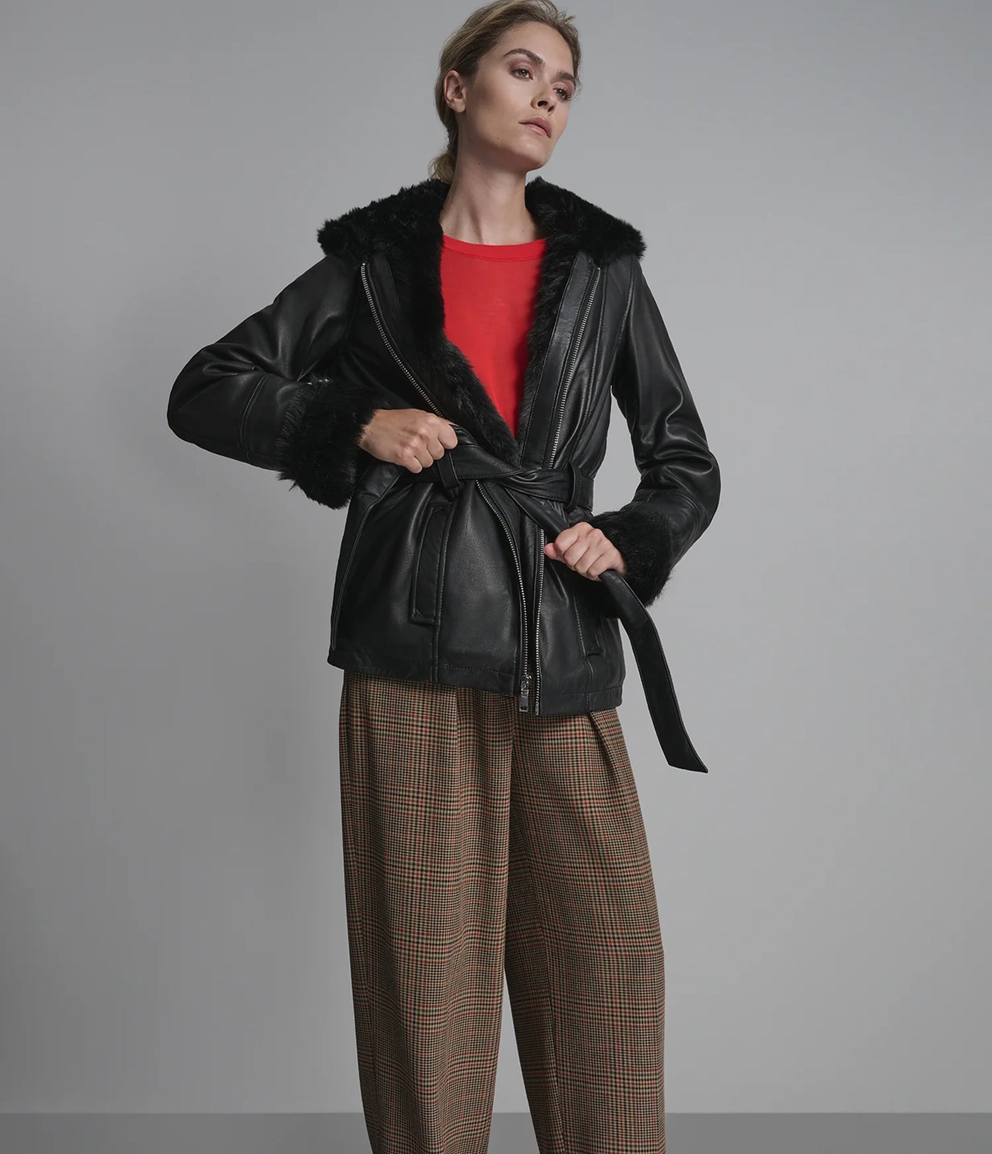 Genevieve Belted Trench Jacket