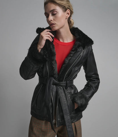 Genevieve Belted Trench Jacket