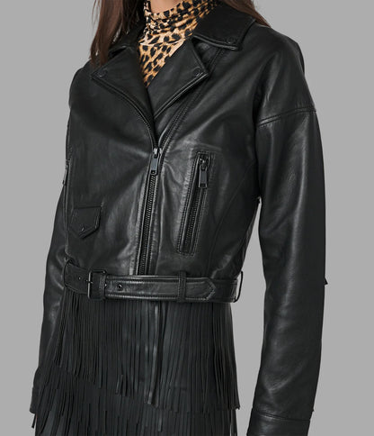 Colette Oversized Moto Jacket