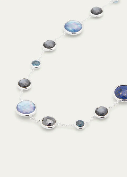 Lollitini Long Necklace in Sterling Silver