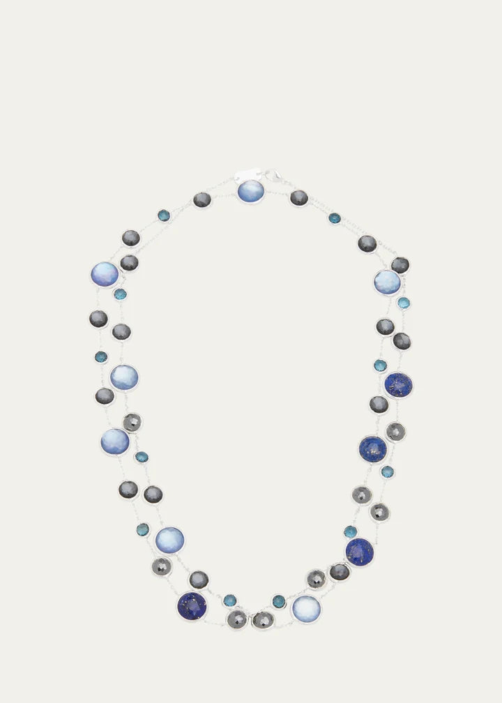 Lollitini Long Necklace in Sterling Silver