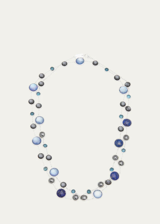 Lollitini Long Necklace in Sterling Silver