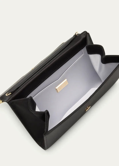 Serpent Satin Clutch Bag