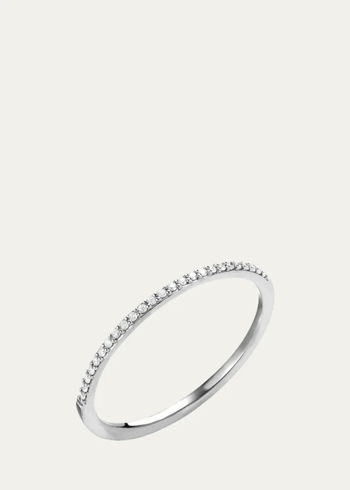 Thin Flawless Diamond Stack Ring