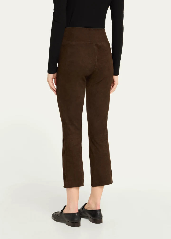 High-Waist Cropped Flare Leggings