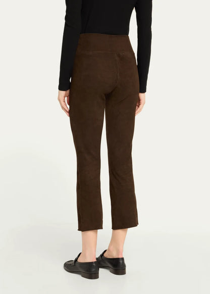 High-Waist Cropped Flare Leggings