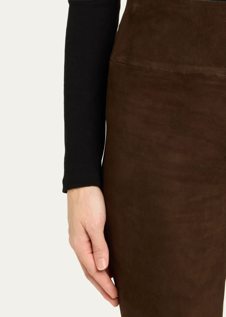 High-Waist Cropped Flare Leggings