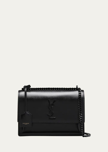 Sunset Medium YSL Crossbody Bag in Smooth Leather