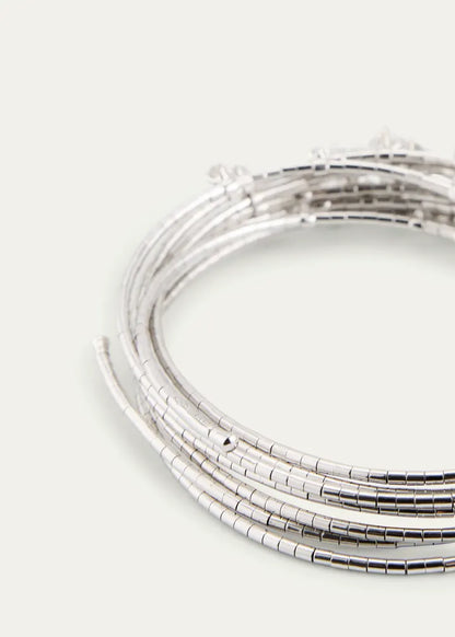 5-Row Diamond Spiral Bracelet