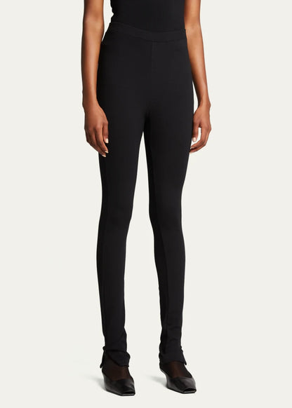 Zip-Cuff Viscose Leggings