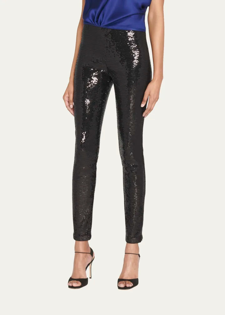 Sequin Ankle Leggings