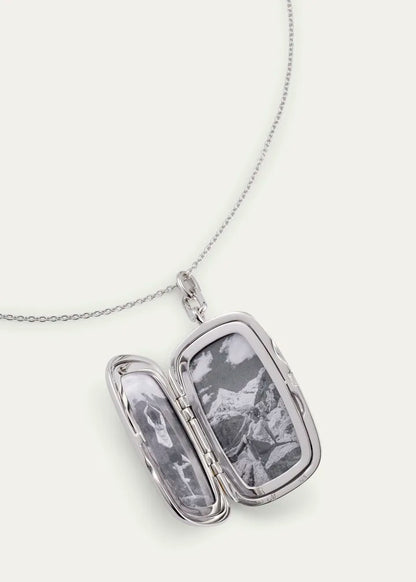 The Finn Sterling Silver Locket Necklace