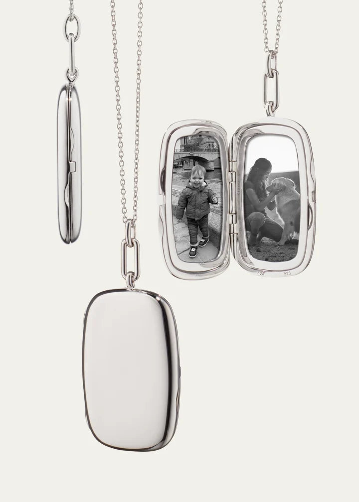 The Finn Sterling Silver Locket Necklace