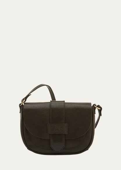 Alloro Saddle Vachetta Leather Crossbody Bag