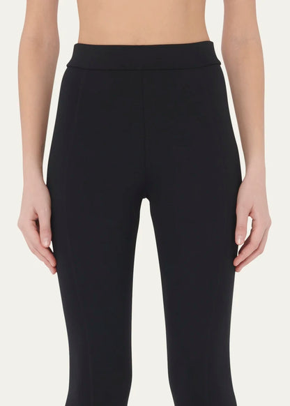 Midnight Grace Front-Slit Jersey Leggings