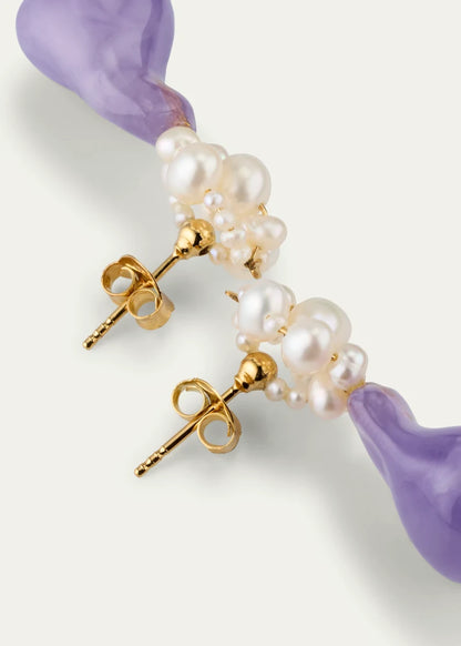 Tra‐La‐La II Earrings with Bio-Resin