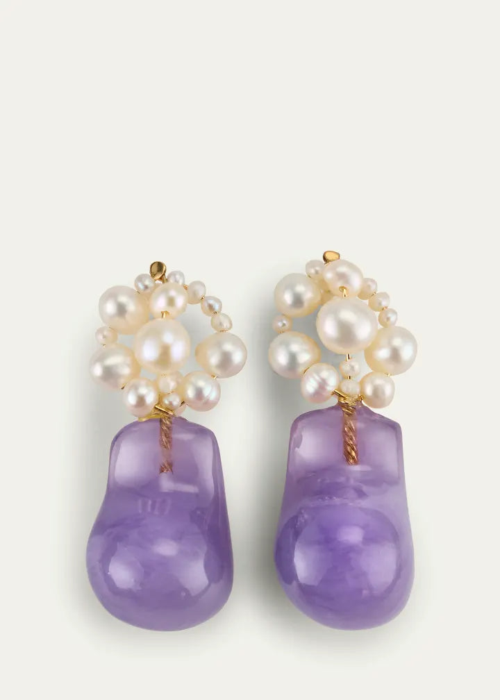 Tra‐La‐La II Earrings with Bio-Resin